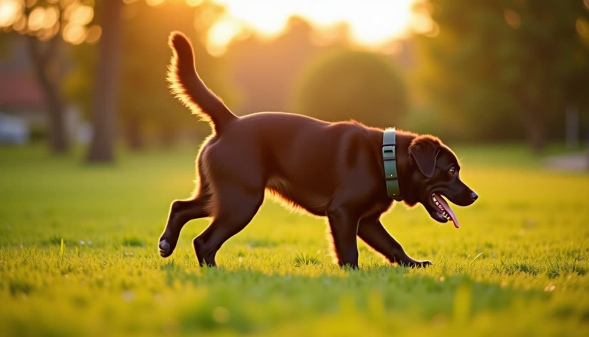 A dog on a walk — Dog ACL Surgery Cost in Springfield IL