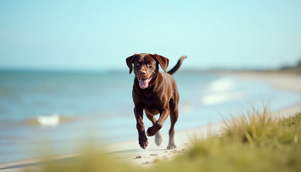 A dog on a walk — Dog ACL Surgery Cost in Tallahassee FL