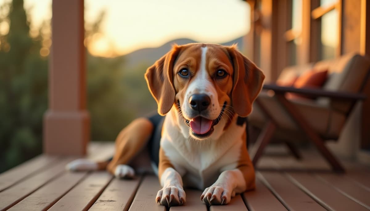A dog on a walk — Dog ACL Surgery Cost in Tucson, AZ