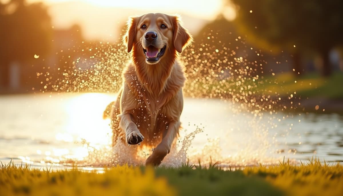 A dog on a walk — Dog ACL Surgery Cost in Victorville, CA