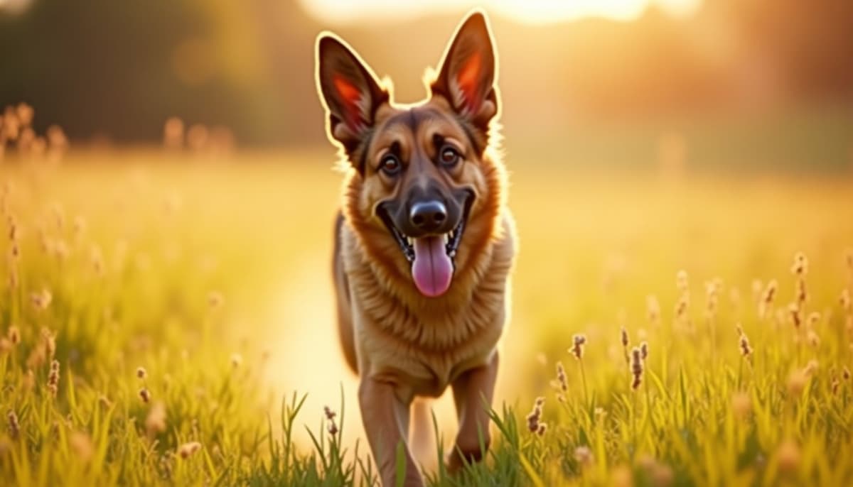 A dog on a walk — Dog ACL Surgery Cost in West Covina, CA