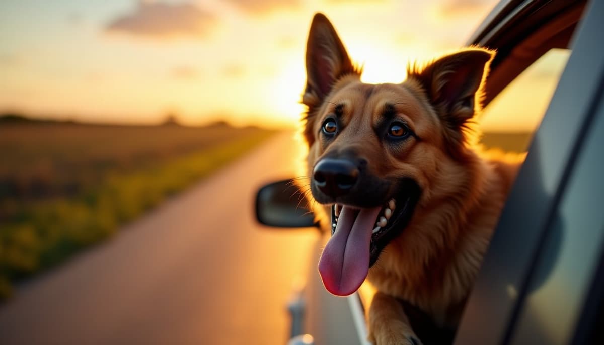 A dog on a walk — Dog ACL Surgery Cost in West Palm Beach, FL