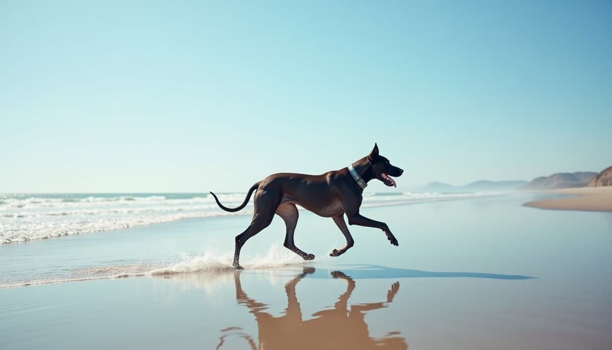 A dog on a walk — Dog ACL Surgery Cost in Wichita, KS