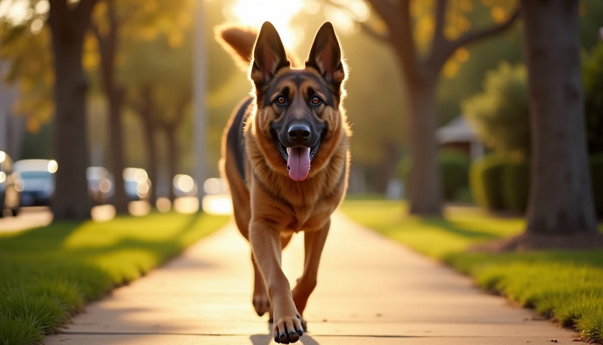 A dog on a walk — Dog Acupuncture in Bakersfield, CA