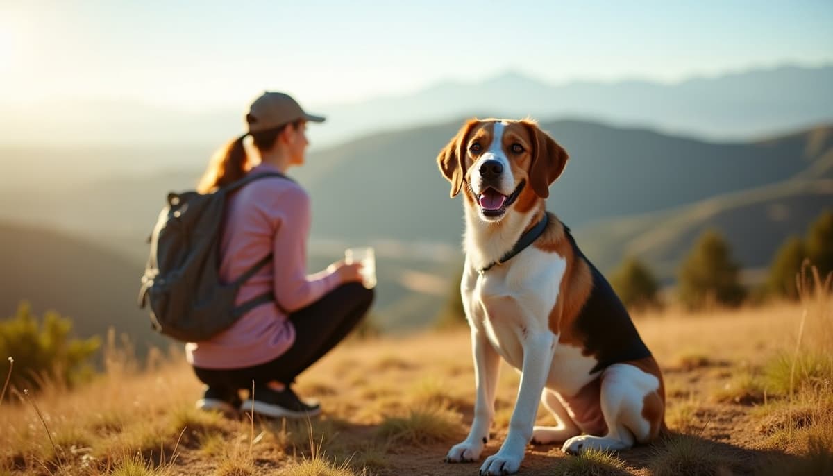 A dog on a walk — Dog Acupuncture in Boise, ID
