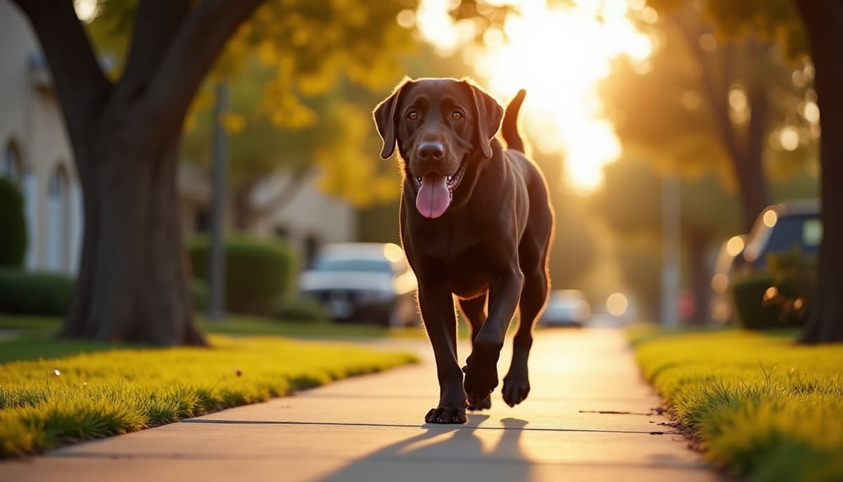 A dog on a walk — Dog Acupuncture in Carlsbad, CA