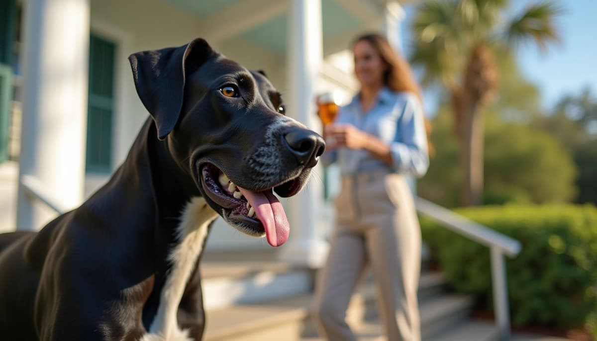 A dog on a walk — Dog Acupuncture in Charleston, SC