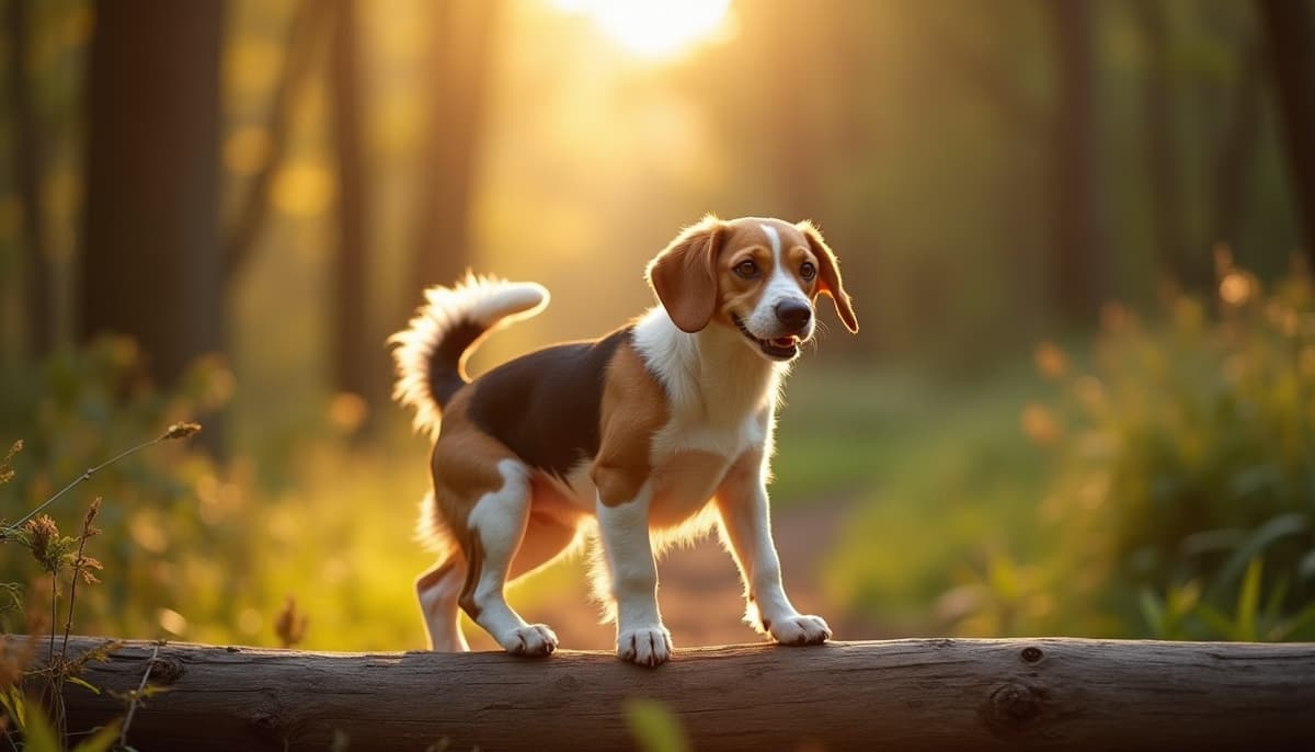 A dog on a walk — Where Can I Get Dog Acupuncture in Eugene, OR