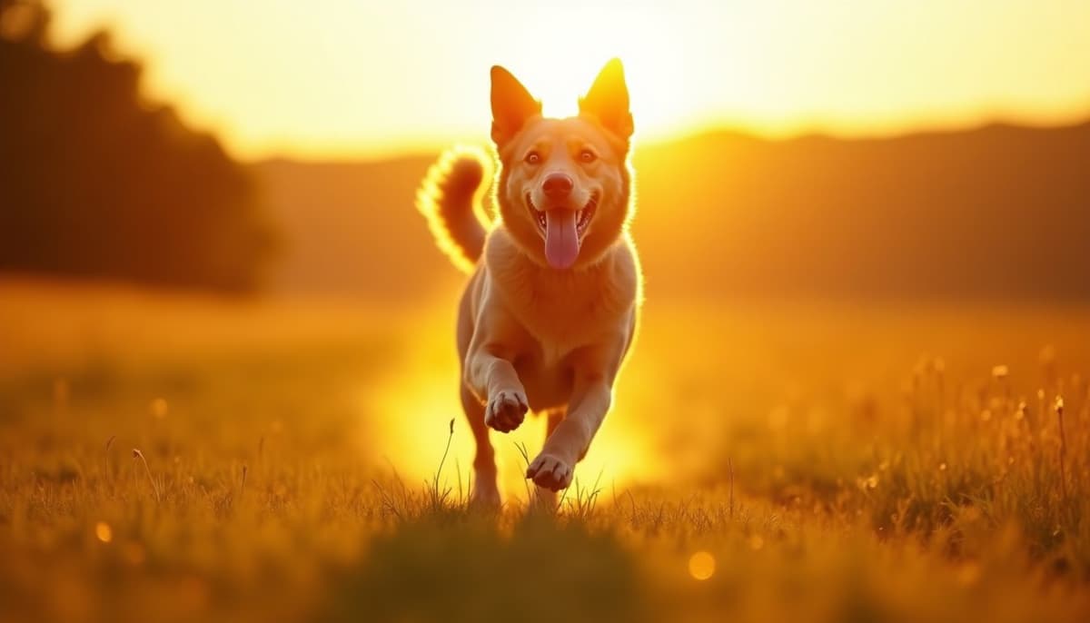 A dog on a walk — Dog Acupuncture in Fayetteville, AR