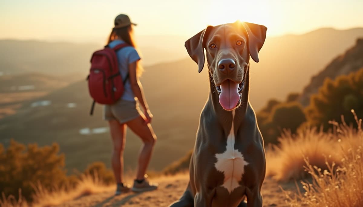 A dog on a walk — Dog Acupuncture in Fresno, CA