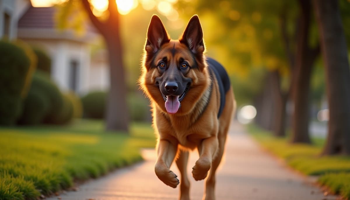 A dog on a walk — Dog Acupuncture in Huntington Beach, CA