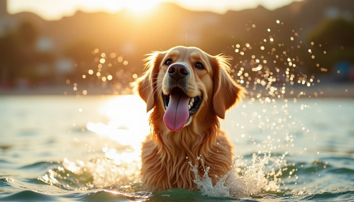 A dog on a walk — Dog Acupuncture in Los Angeles, CA