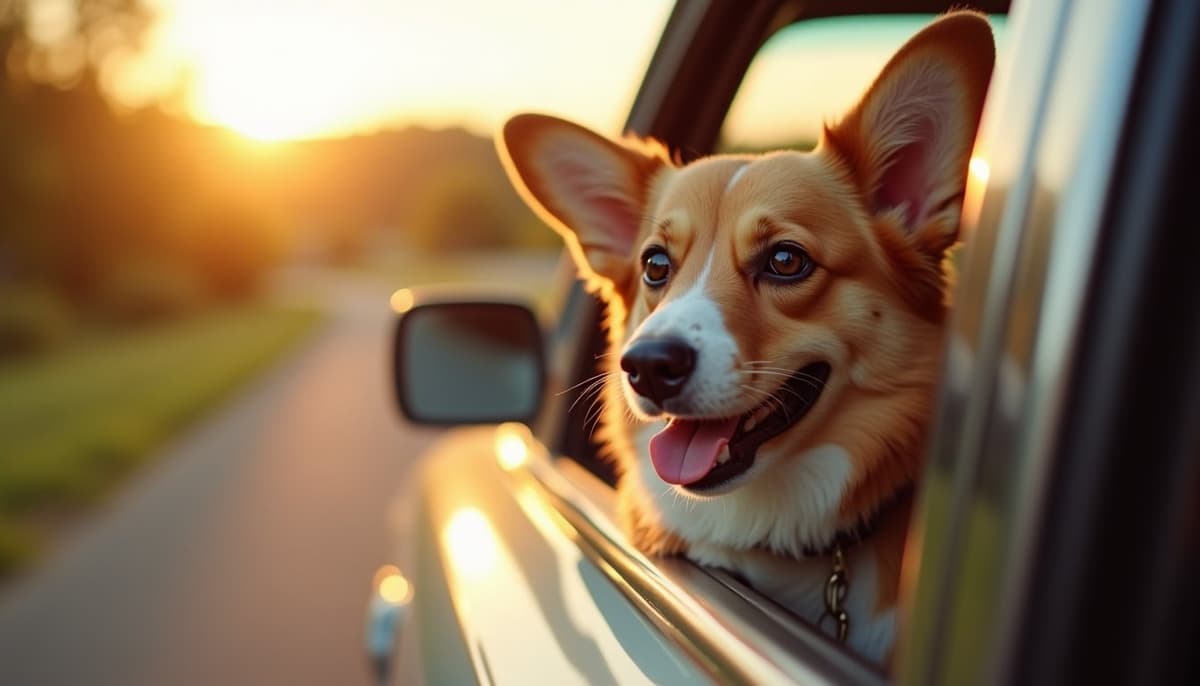 A dog on a walk — Dog Acupuncture in Madison, WI
