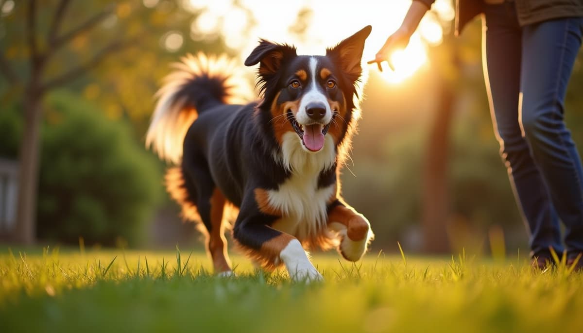 A dog on a walk — Dog Acupuncture in Modesto, CA: Costs & Providers