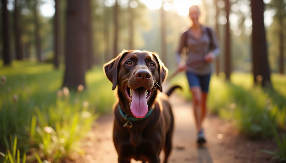 A dog on a walk — Dog Acupuncture in North Las Vegas, NV