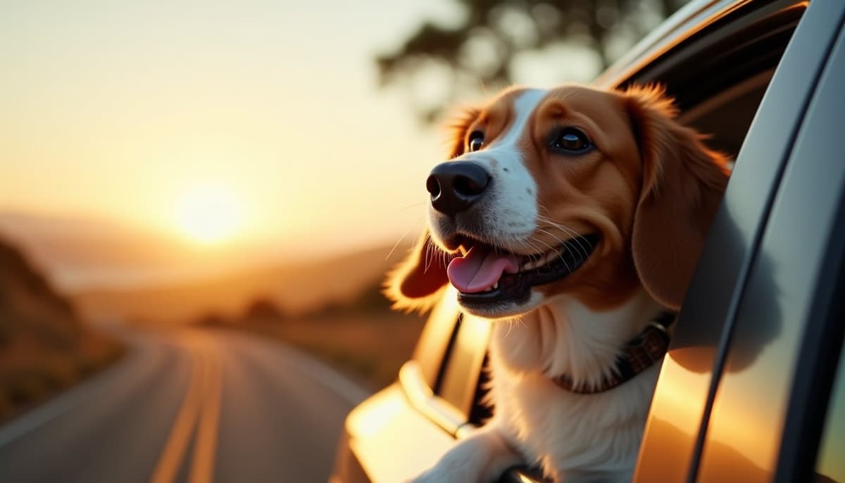 A dog on a walk — Dog Acupuncture in Oceanside, CA