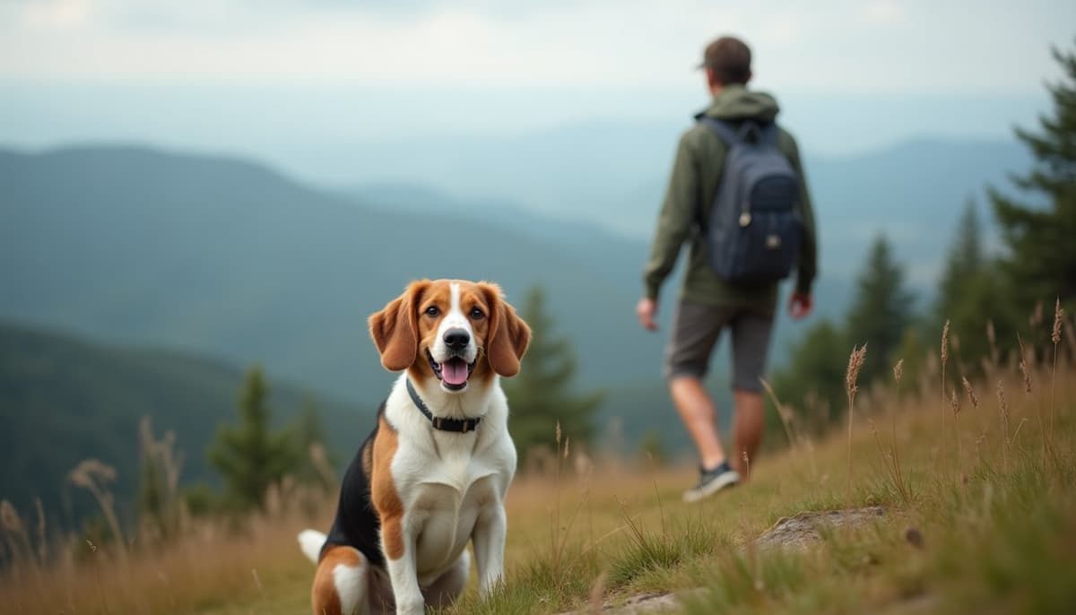 A dog on a walk — Dog Acupuncture Peoria IL