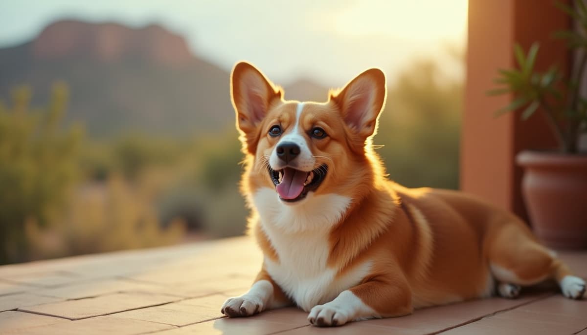 A dog on a walk — Dog Acupuncture in Phoenix, AZ