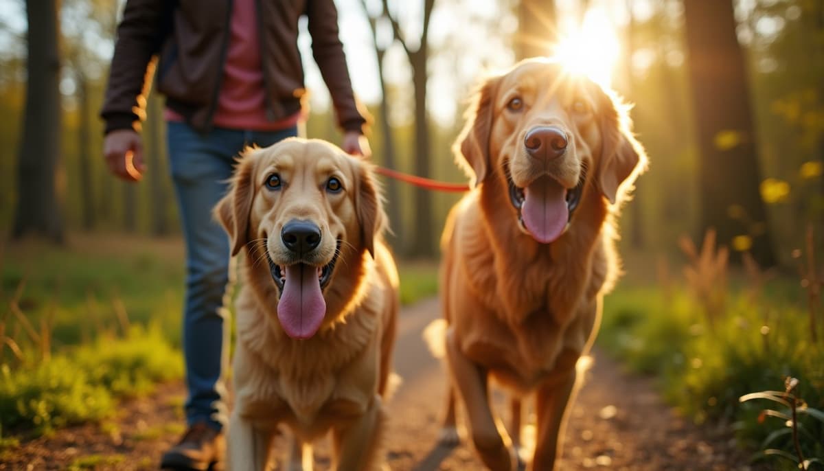A dog on a walk — Dog Acupuncture in Pittsburgh, PA: Where to Go & Cost