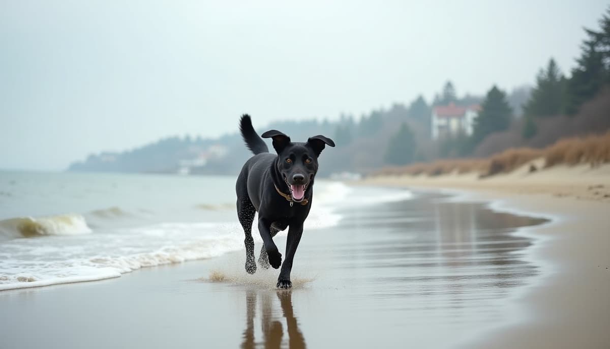 A dog on a walk — Dog Acupuncture in Providence RI