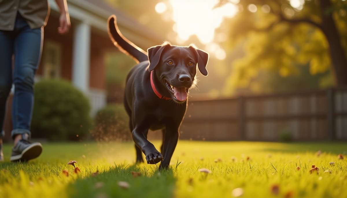 A dog on a walk — Where Can I Get Dog Acupuncture in Raleigh, NC