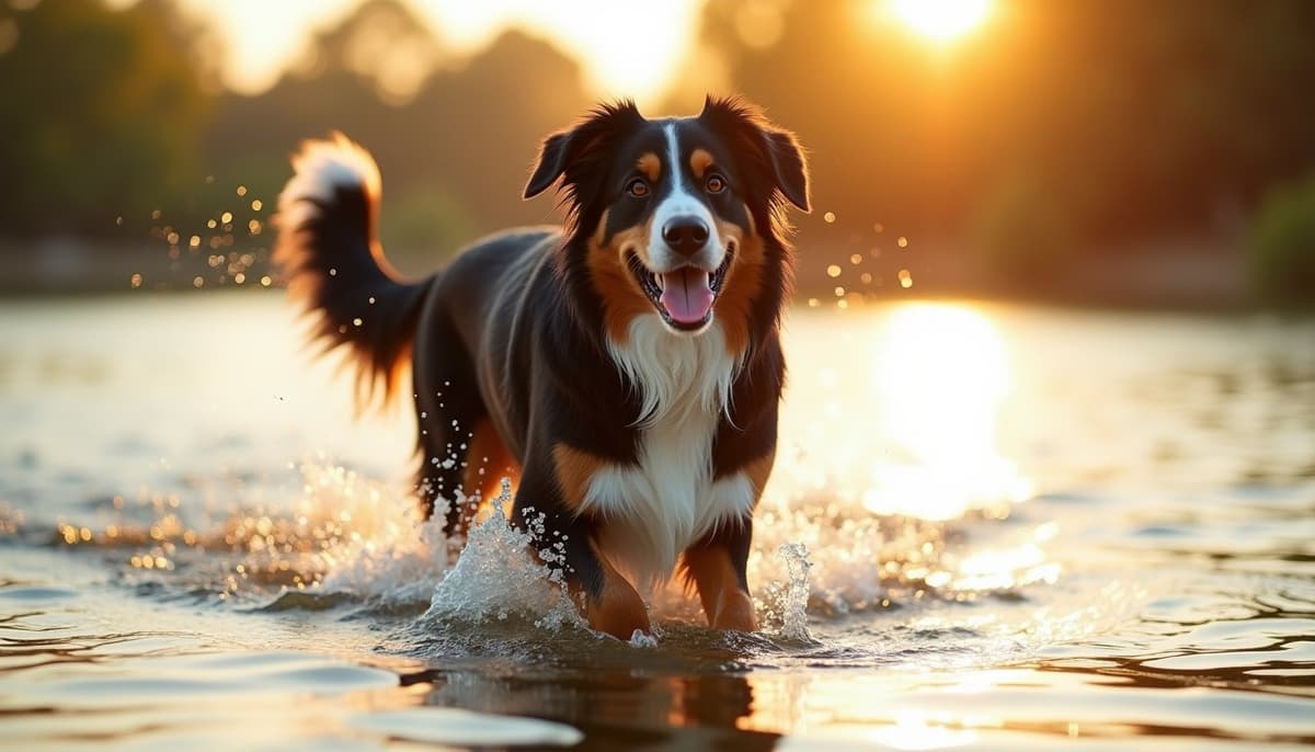 A dog on a walk — Dog Acupuncture in Rancho Cucamonga, CA