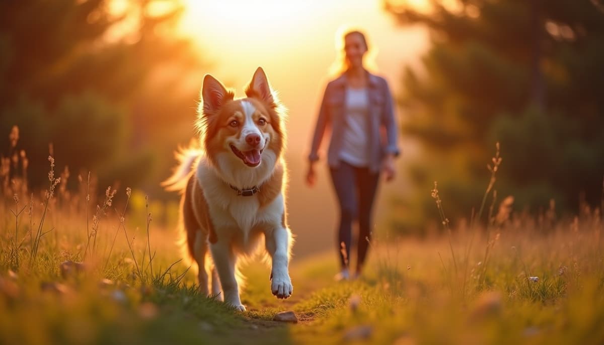 A dog on a walk — Dog Acupuncture in San Francisco, CA