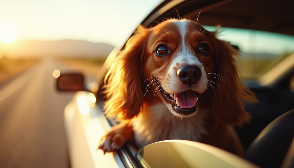 A dog on a walk — Where Can I Get Dog Acupuncture in Scottsdale, AZ