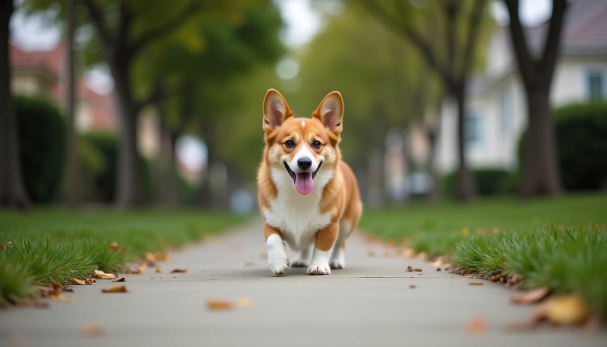A dog on a walk — Dog Acupuncture in Torrance, CA