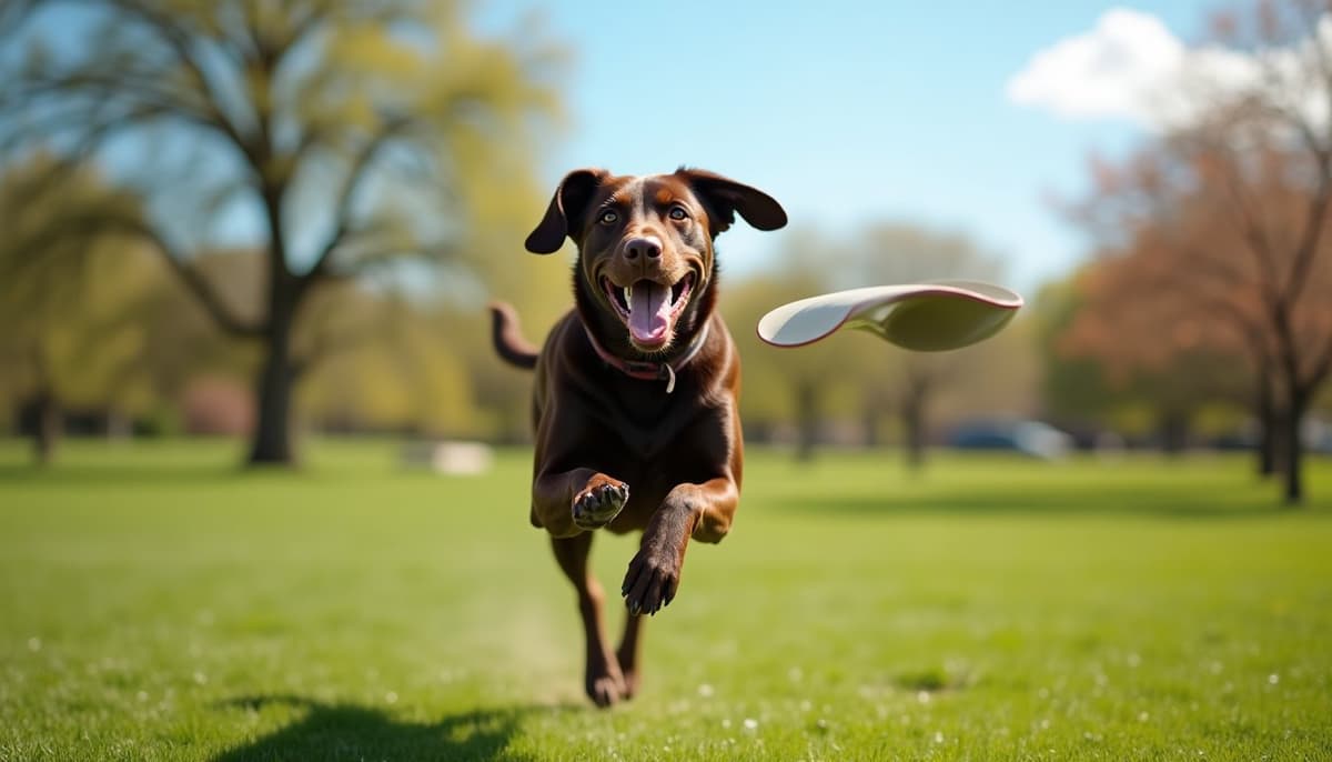 A dog on a walk — Dog Hip Dysplasia Treatment Cost in Abilene, TX