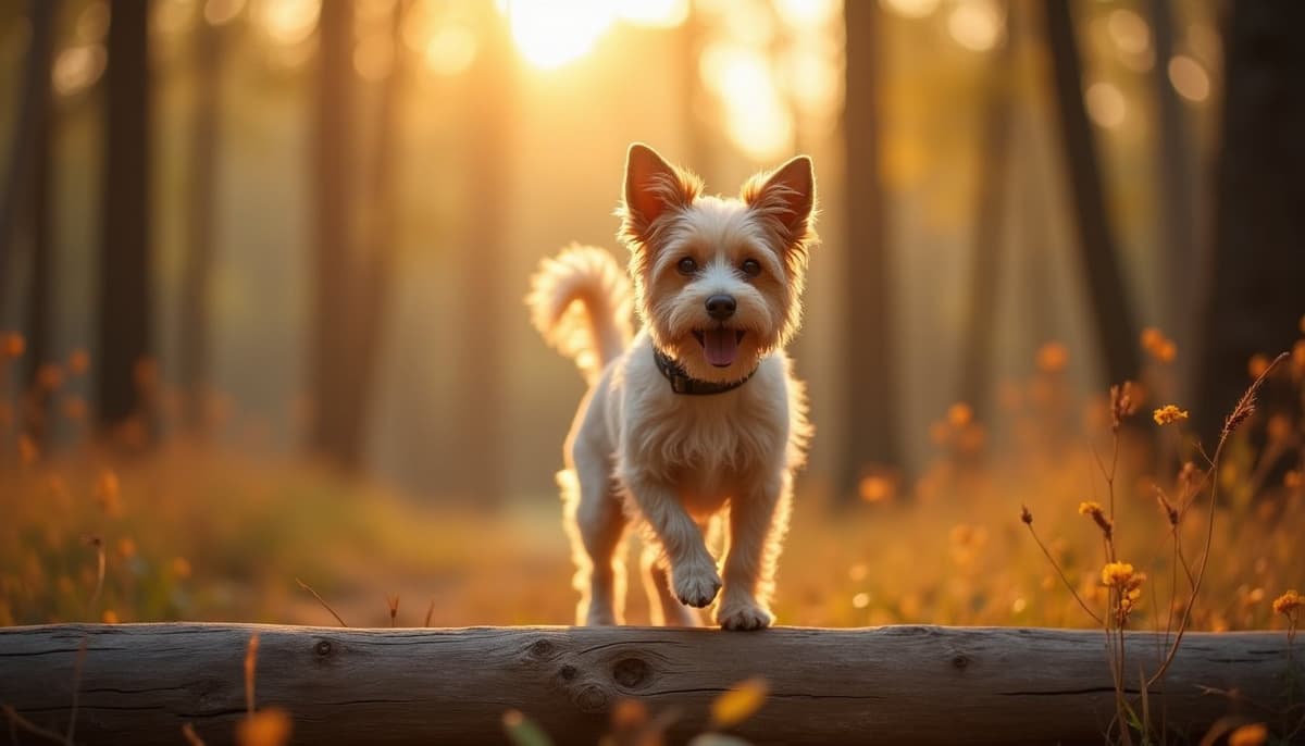 A dog on a walk — Dog Hip Dysplasia Treatment Cost in Bakersfield, CA