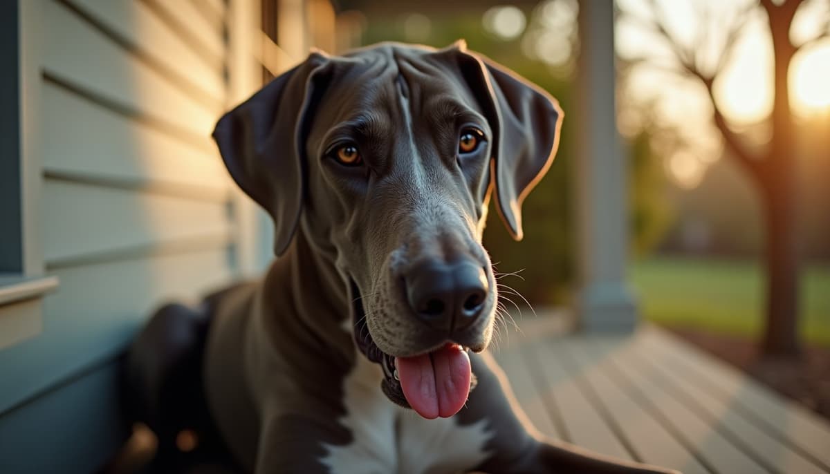 A dog on a walk — Dog Hip Dysplasia Treatment Cost in Baltimore MD