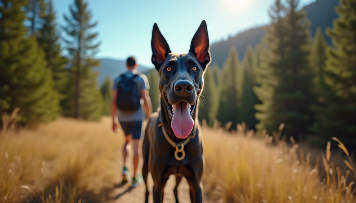 A dog on a walk — Dog Hip Dysplasia Treatment Cost in Beaumont, TX