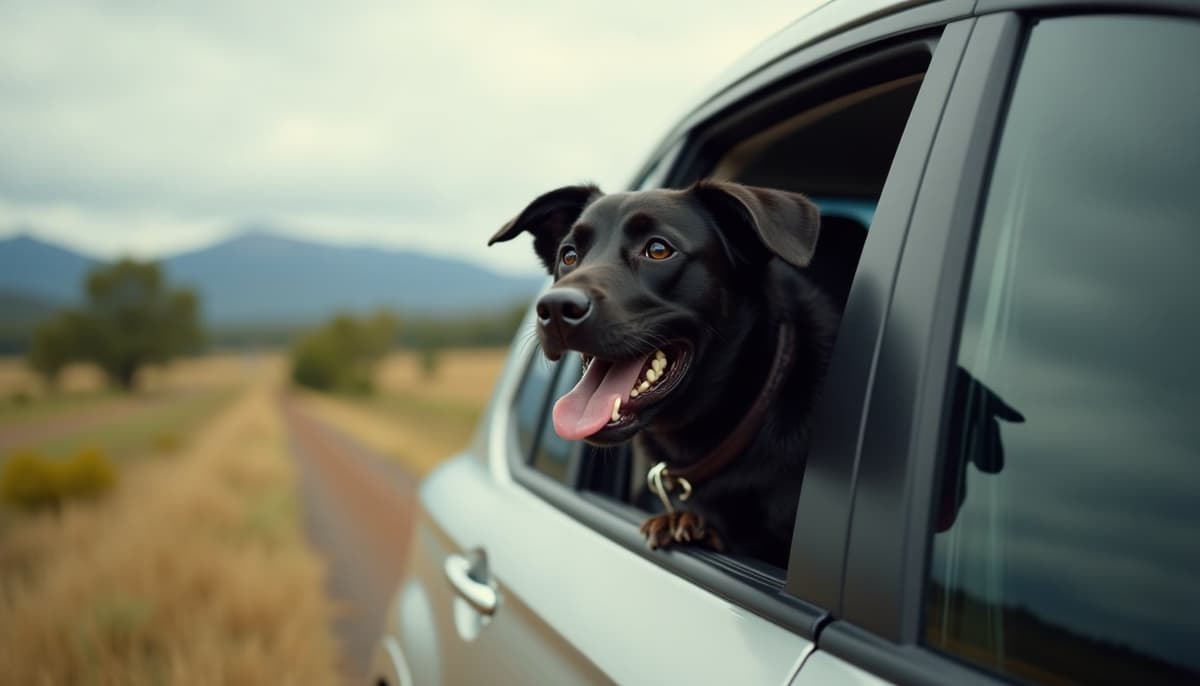 A dog on a walk — Hip Dysplasia Treatment Cost in Boulder, CO