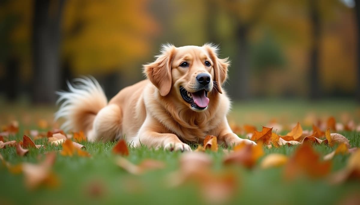 A dog on a walk — Dog Hip Dysplasia Treatment Cost in Cincinnati, OH