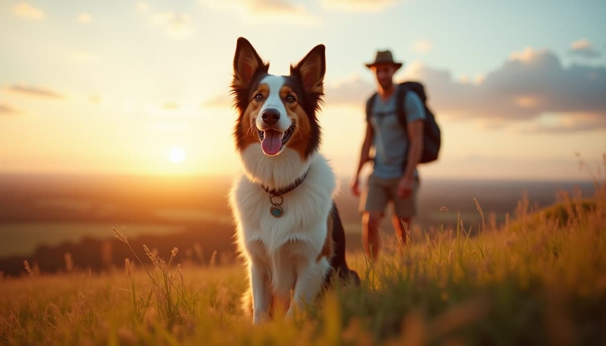 A dog on a walk — Dog Hip Dysplasia Treatment Cost in Corpus Christi, TX