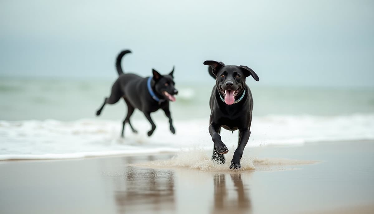 A dog on a walk — Dog Hip Dysplasia Treatment Cost in Dayton, OH