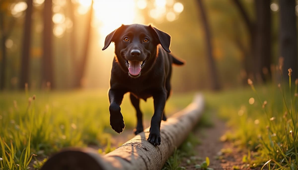 A dog on a walk — Dog Hip Dysplasia Treatment Cost in Downey, CA