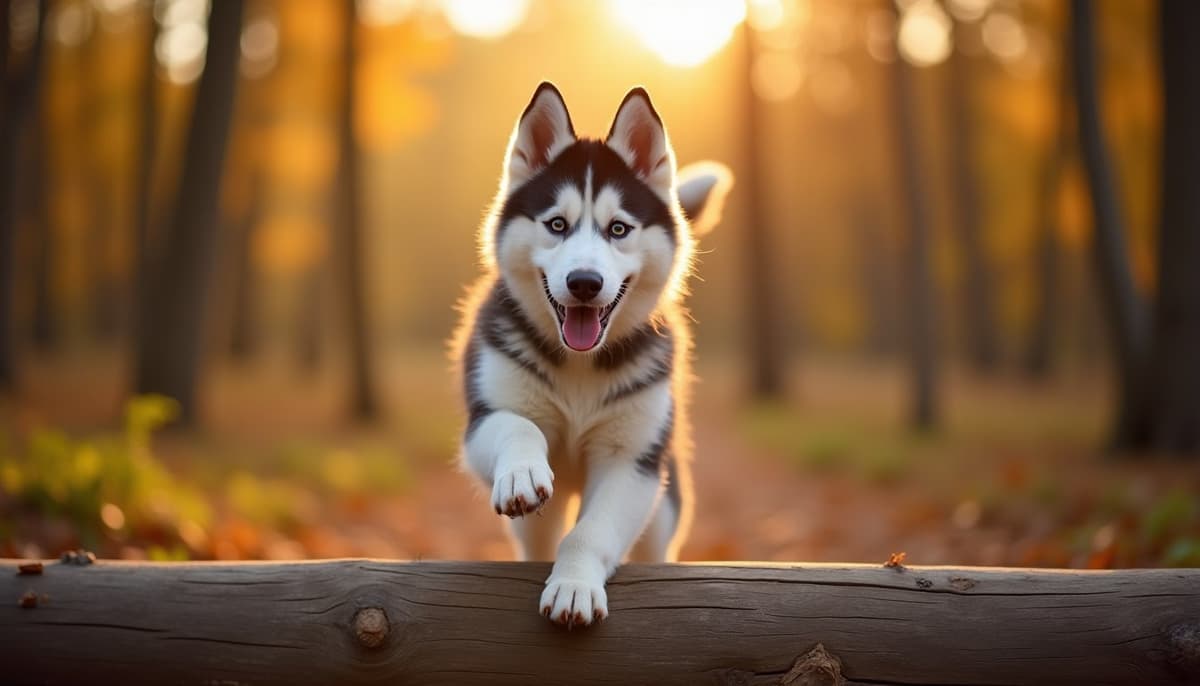 A dog on a walk — Dog Hip Dysplasia Treatment Cost in Erie, PA