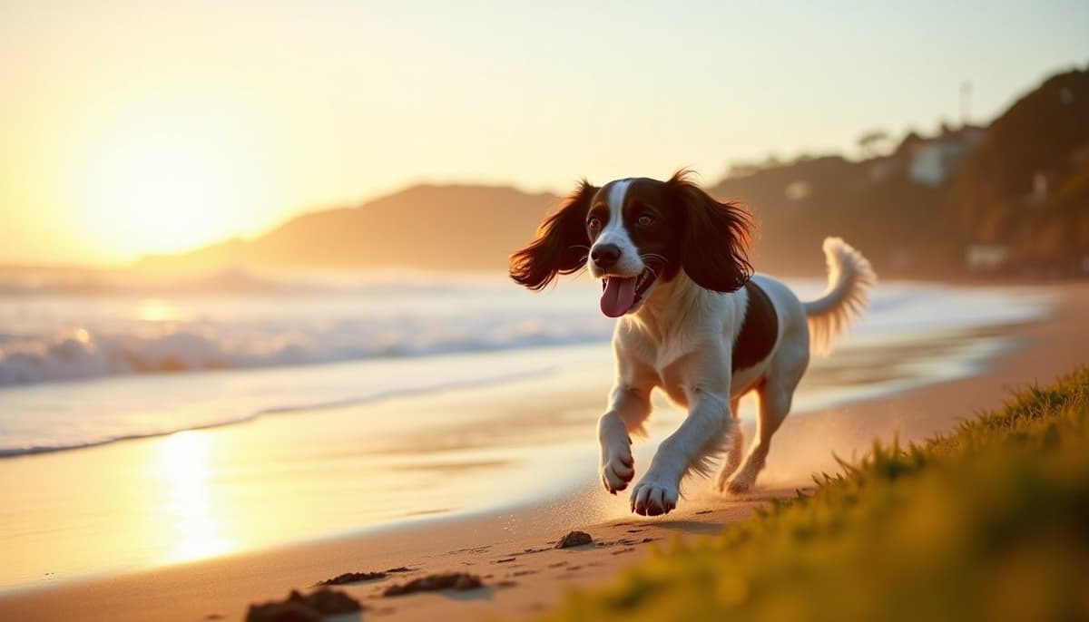 A dog on a walk — Dog Hip Dysplasia Treatment Cost in Fairfield, CA