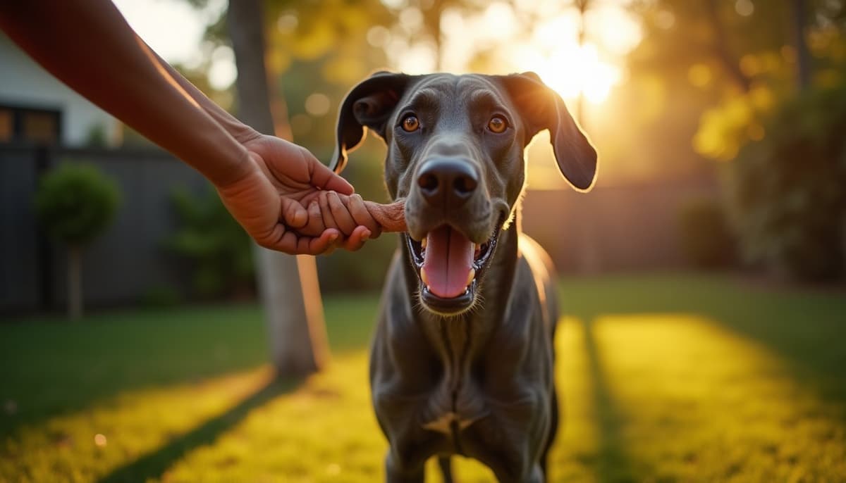 A dog on a walk — Dog Hip Dysplasia Treatment Cost in Frisco, NC 2026