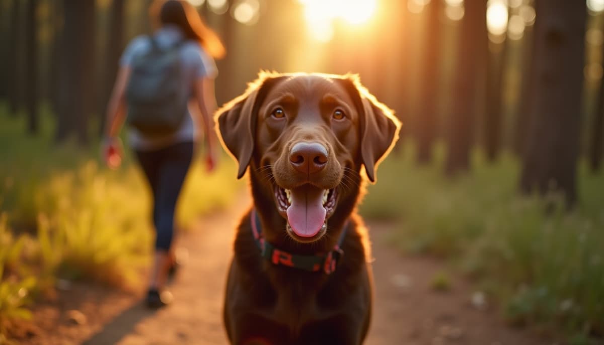 A dog on a walk — Dog Hip Dysplasia Treatment Cost in Las Cruces, NM 2026