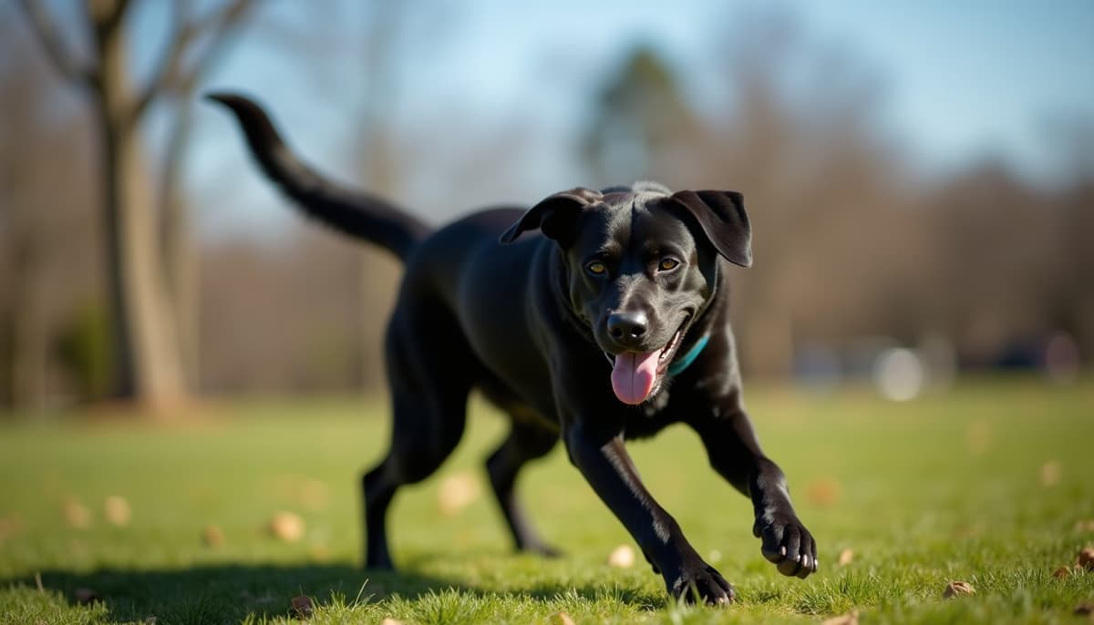 A dog on a walk — Dog Hip Dysplasia Treatment Cost in Little Rock, AR