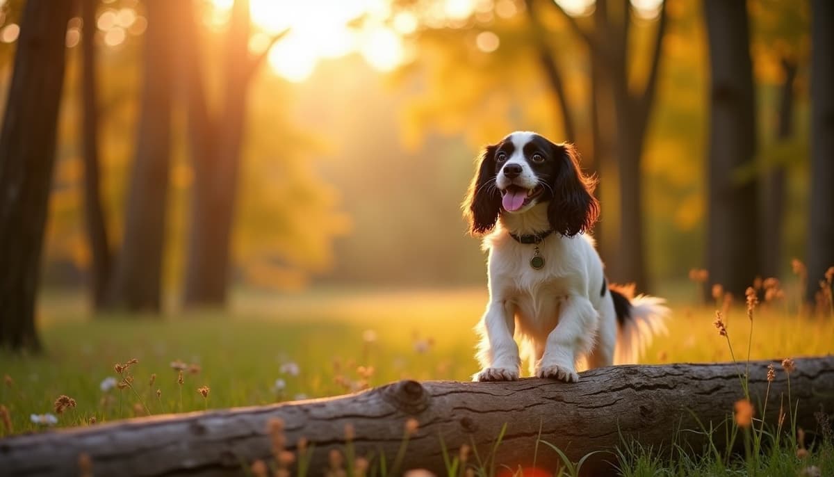 A dog on a walk — Dog Hip Dysplasia Treatment Cost in Louisville, KY