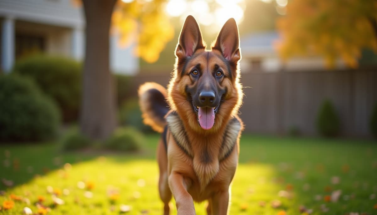 A dog on a walk — Hip Dysplasia Treatment Cost for Dogs in Madison, WI 2026