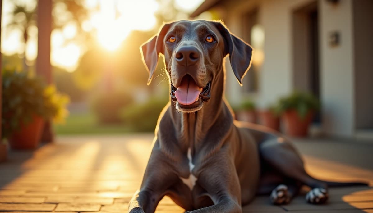 A dog on a walk — Dog Hip Dysplasia Treatment Cost in McAllen, TX