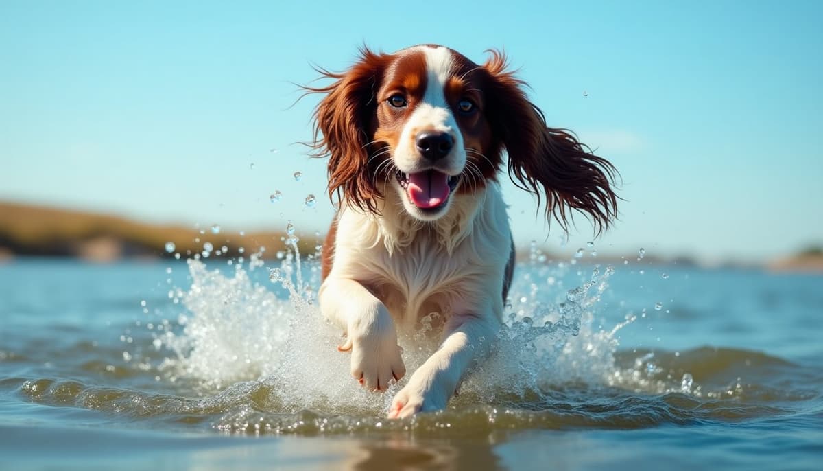 A dog on a walk — Hip Dysplasia Treatment Cost in McKinney, TX