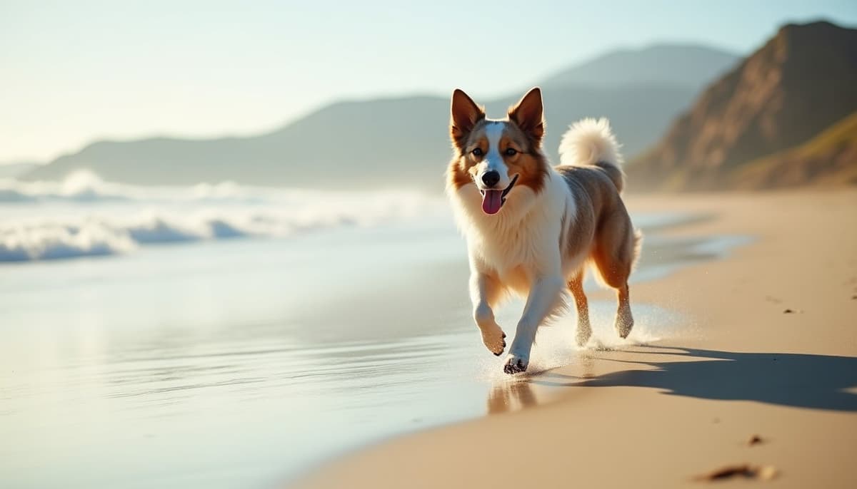 A dog on a walk — Dog Hip Dysplasia Treatment Cost in Moreno Valley, CA