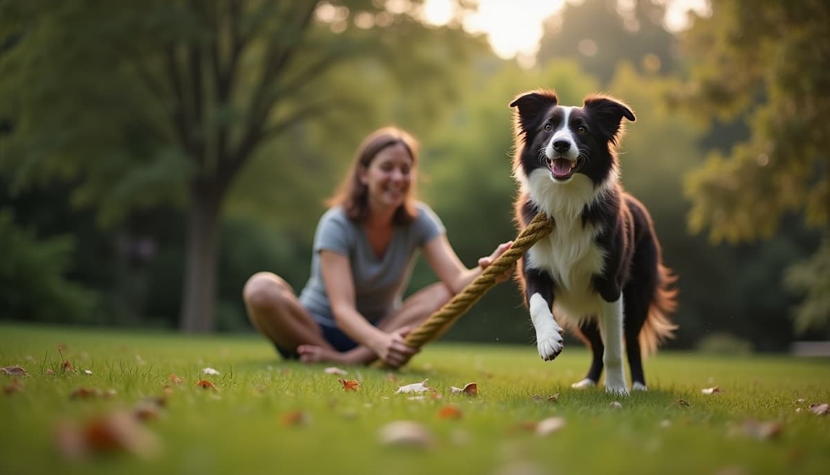 A dog on a walk — Dog Hip Dysplasia Treatment Cost in Norman, OK