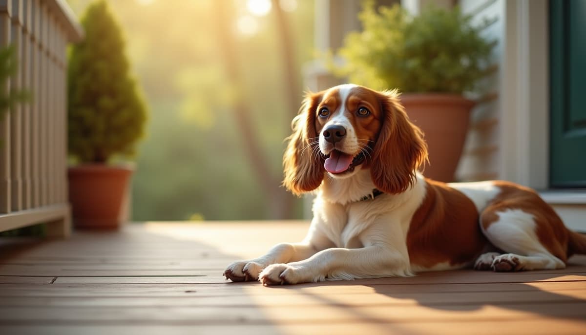 A dog on a walk — Dog Hip Dysplasia Treatment Cost in Oklahoma City OK